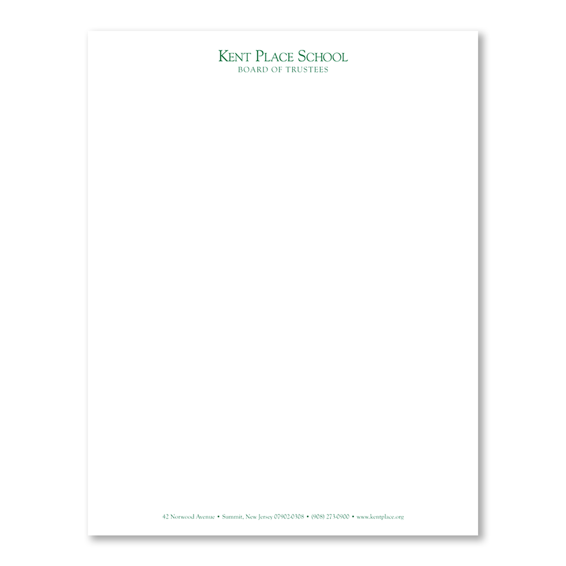 Picture of Board of Trustees Letterhead(Classic) 8.5 x 11